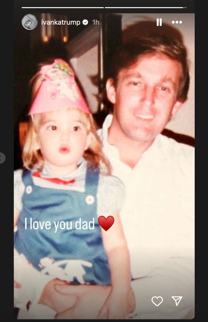 The photo published by Ivanka Trump sur Instragram ce jeudi.